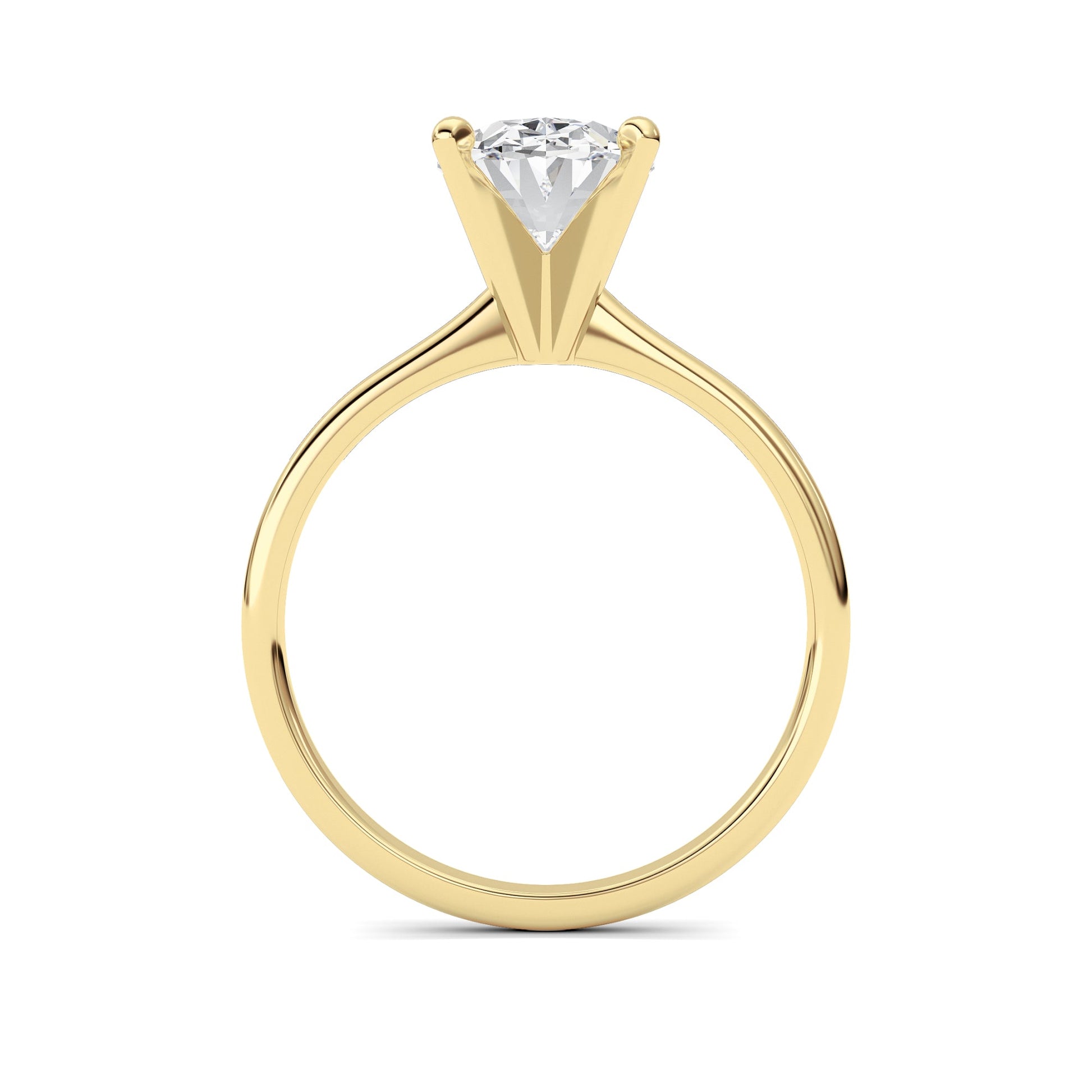 14kt yellow gold/1.00/side