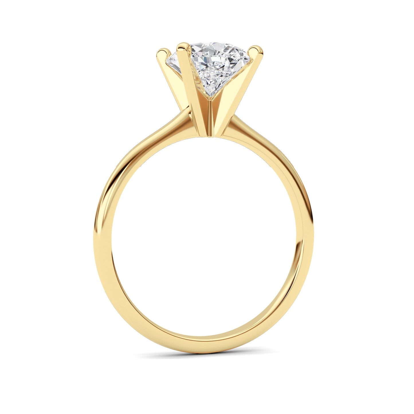 14kt yellow gold/1.00/side