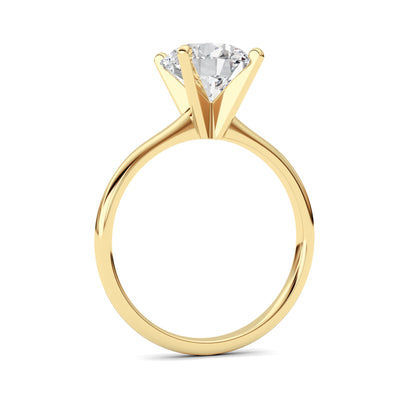 14kt yellow gold/4.00/side