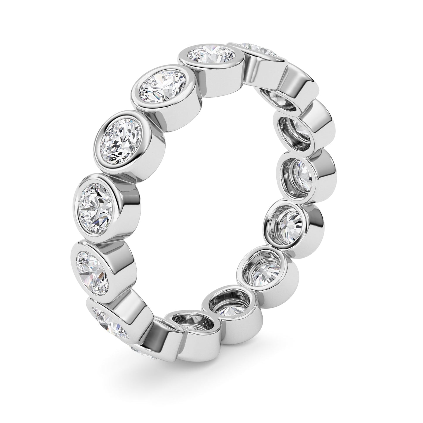 14kt white gold/1.50/5/6/7/8/9/side