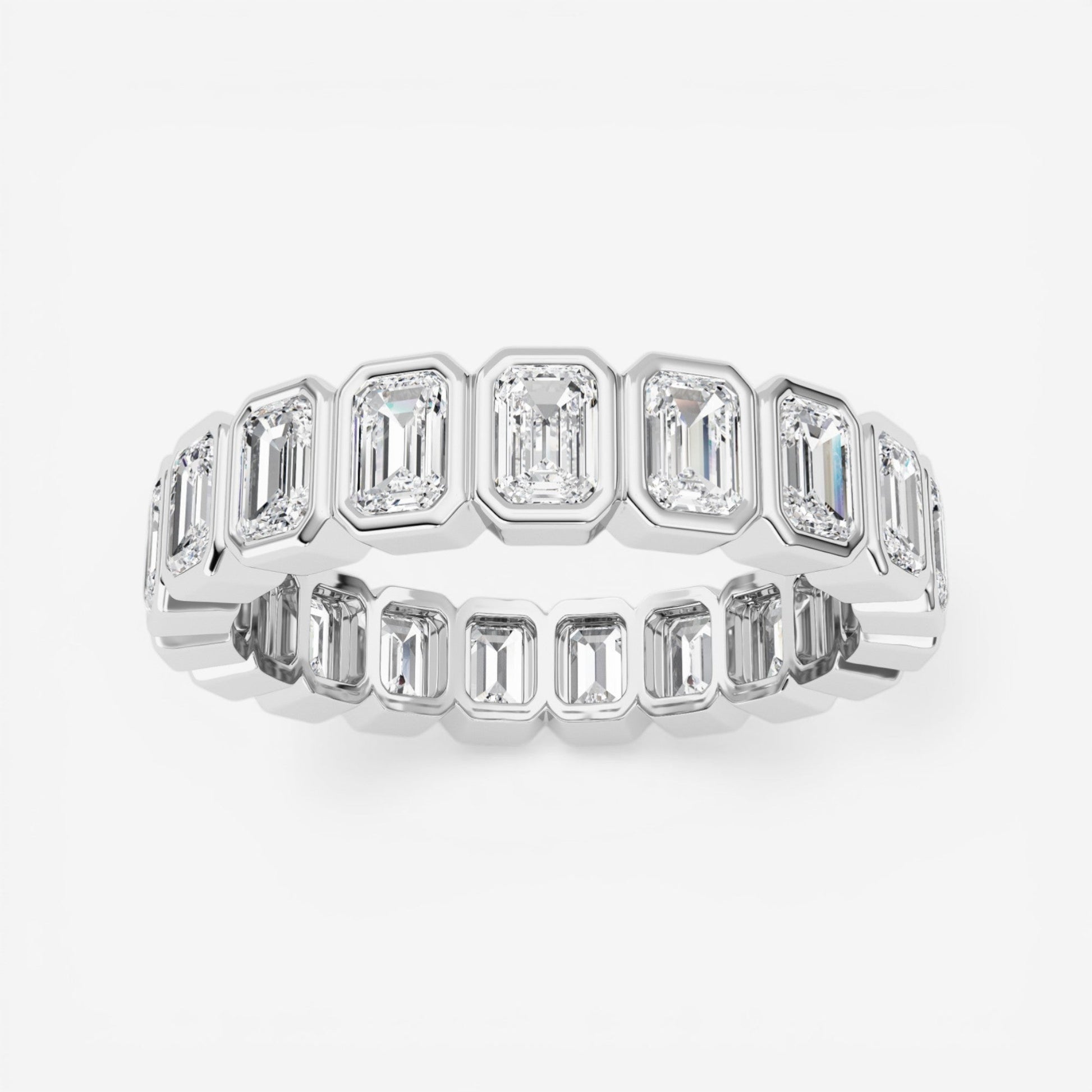 14kt white gold/3.00/5/6/7/8/9/top