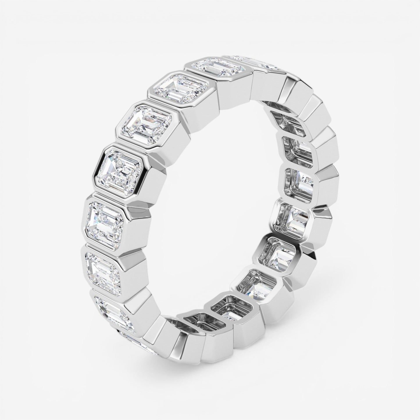 14kt white gold/3.00/5/6/7/8/9/front