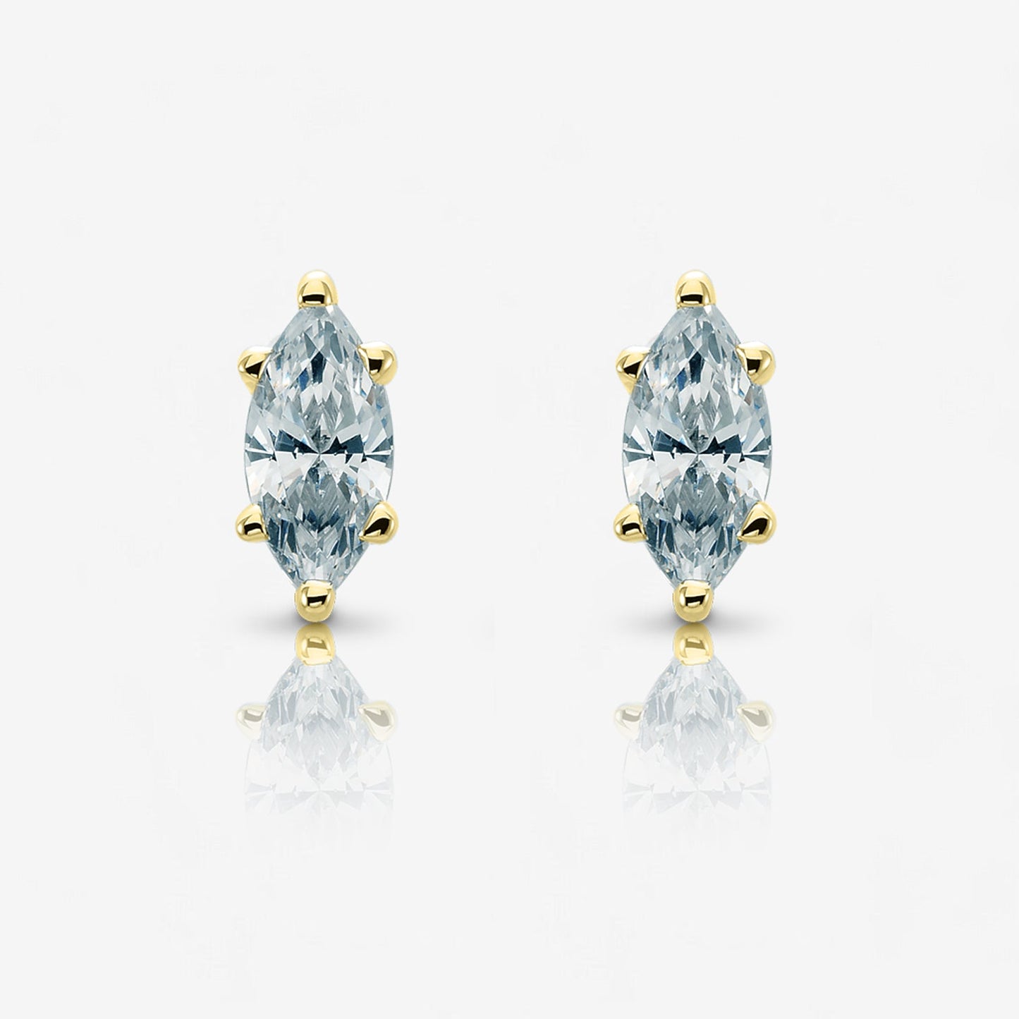 18kt yellow gold/0.50/1.00/1.50/2.00/push-back/screw-back/jumbo-back/top