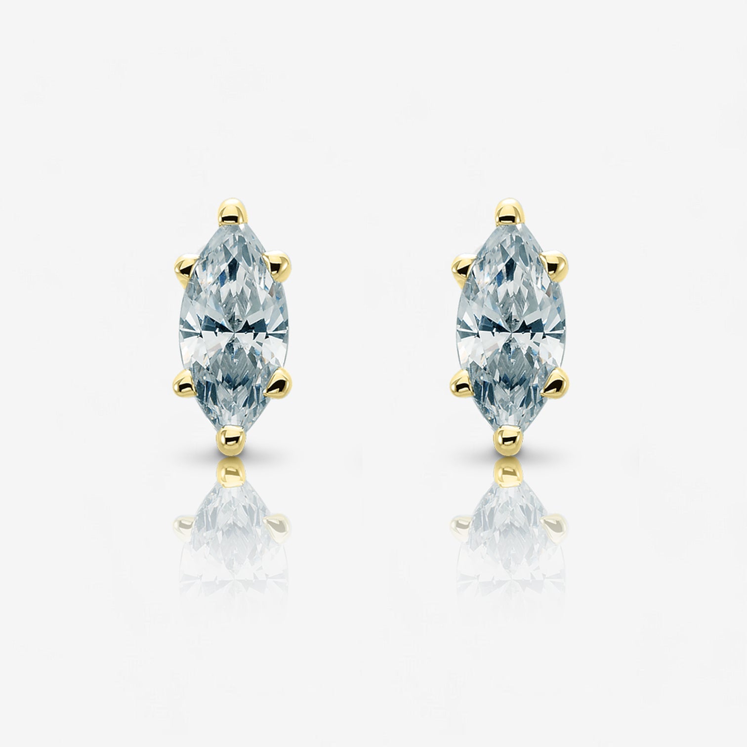 18kt yellow gold/0.50/1.00/1.50/2.00/push-back/screw-back/jumbo-back/top