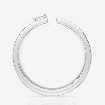 14kt white gold/side