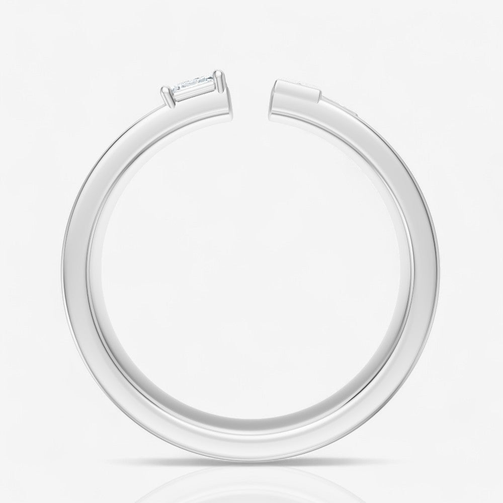 14kt white gold/side