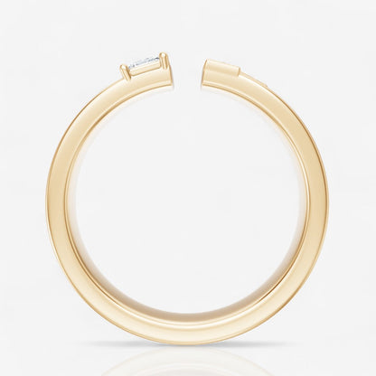 14kt yellow gold/side