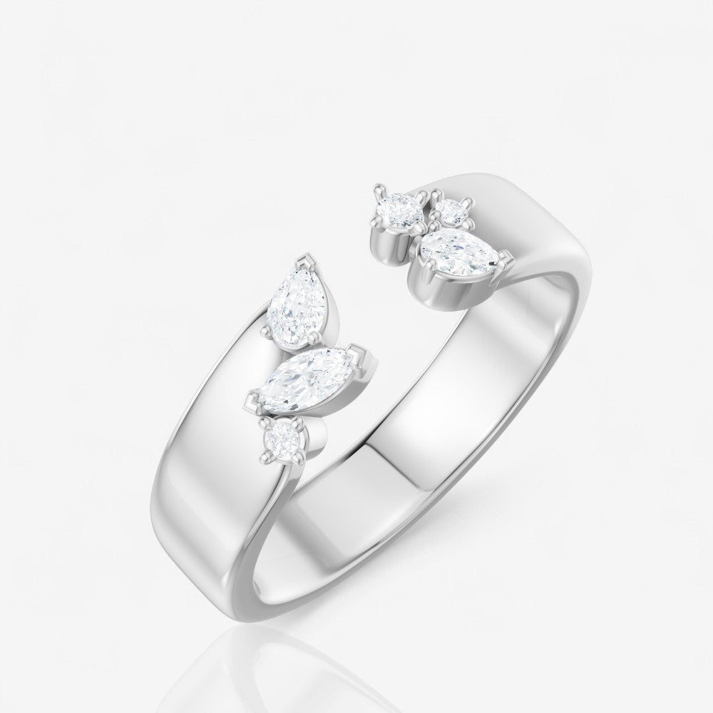14kt white gold/top
