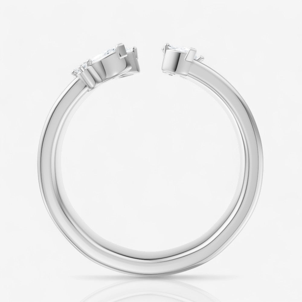 14kt white gold/front