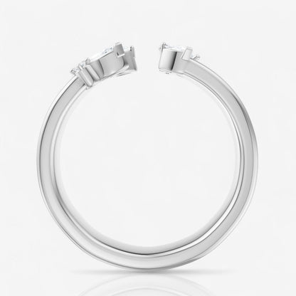 14kt white gold/front