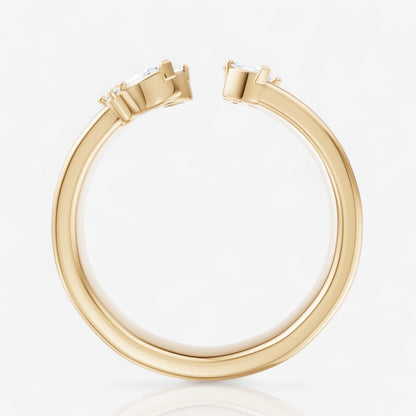 14kt yellow gold/front