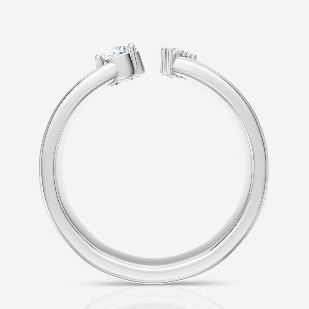 14kt white gold/side