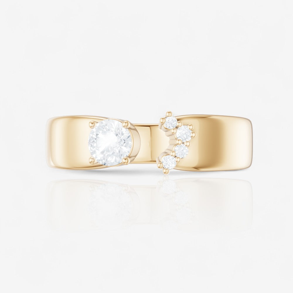 14kt yellow gold/perspective