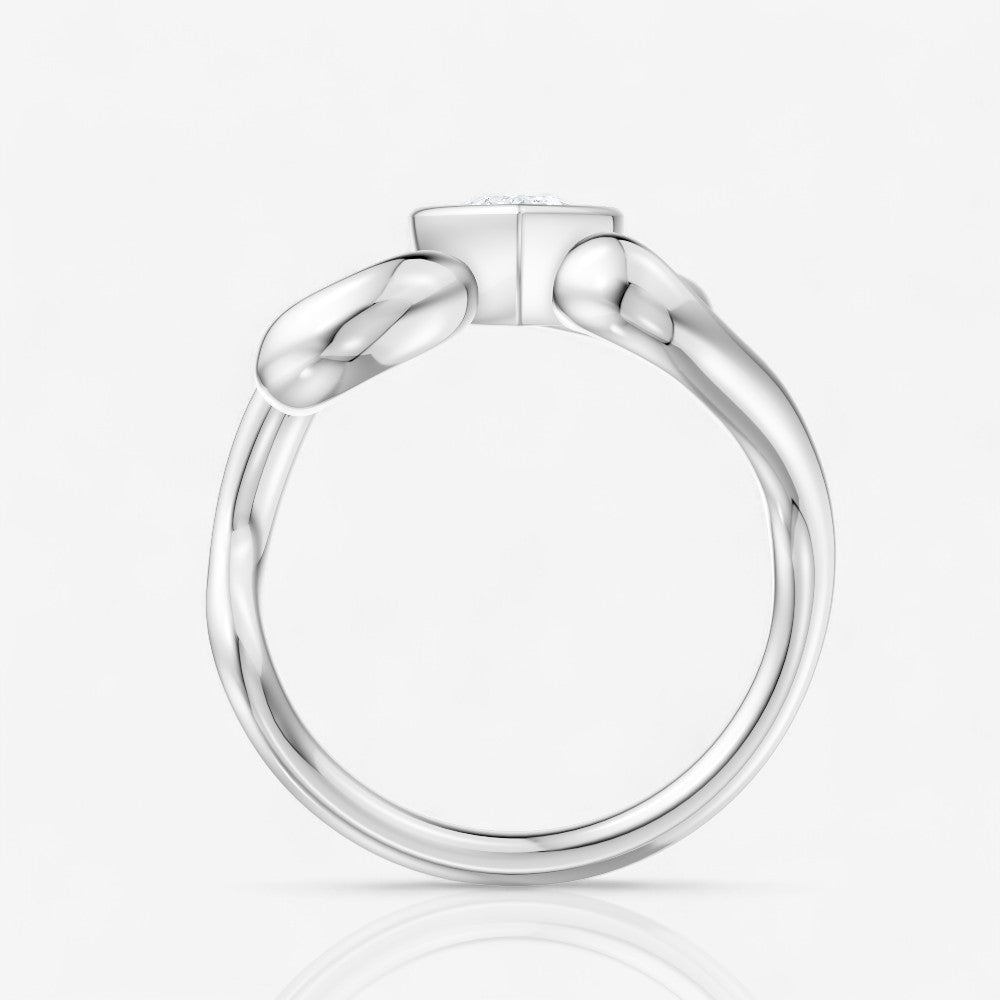 14kt white gold/front