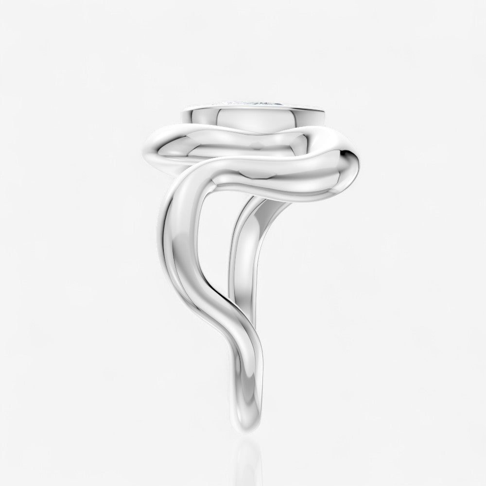 14kt white gold/measurements