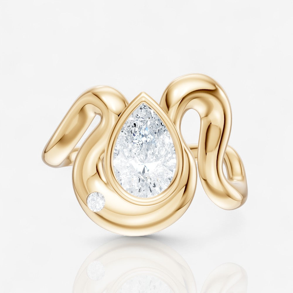 14kt yellow gold/perspective