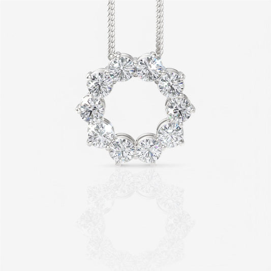 14kt white gold/18kt white gold/platinum/1.00/top