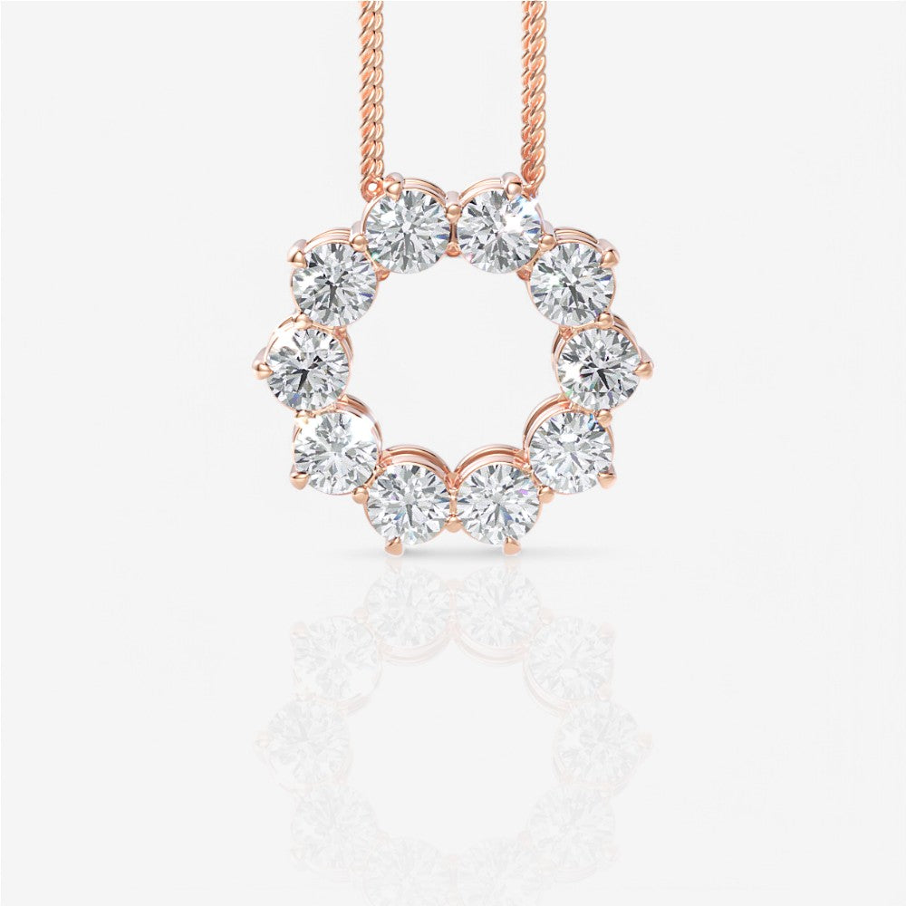 18kt rose gold/1.00/top