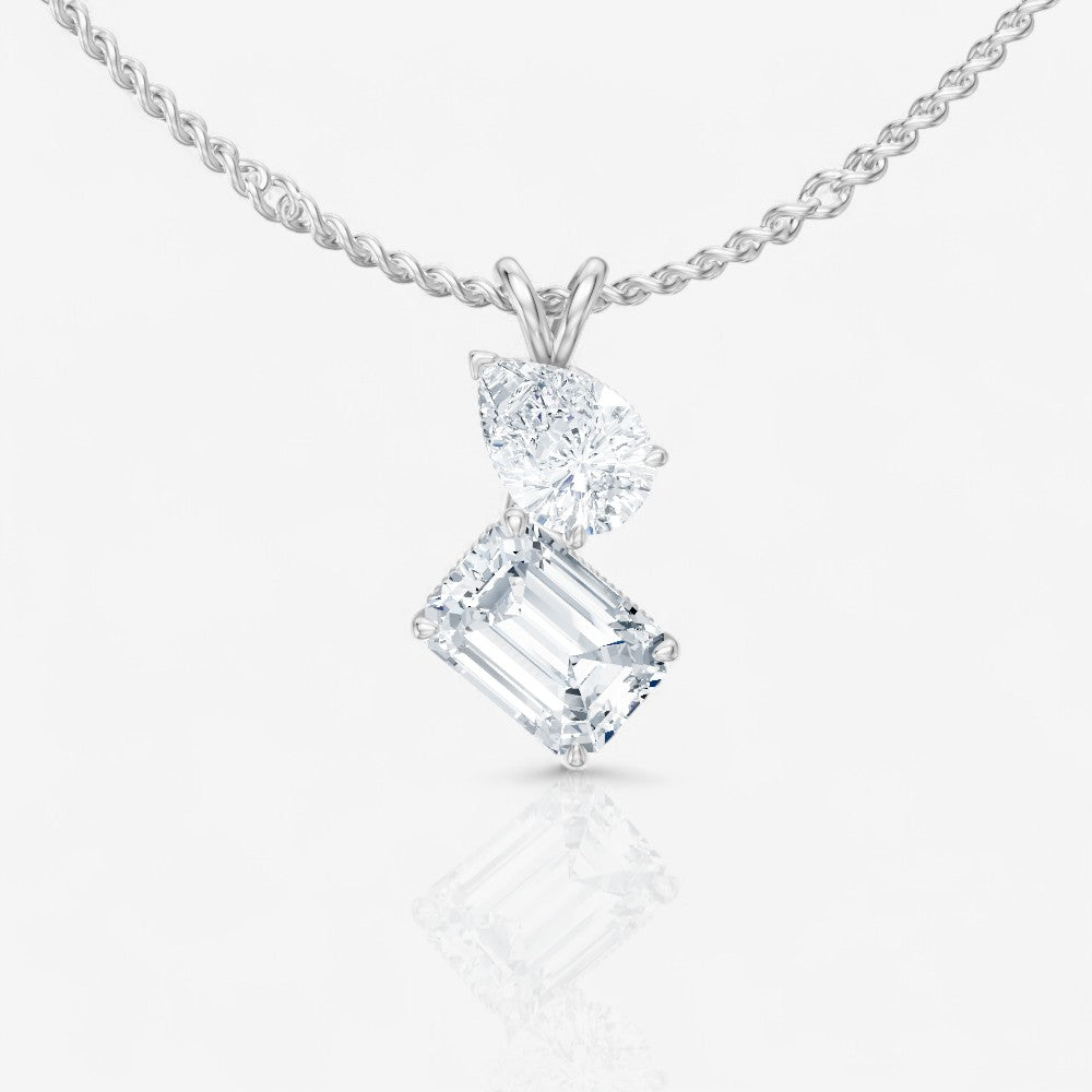 14kt white gold/18kt white gold/platinum/2.00/top