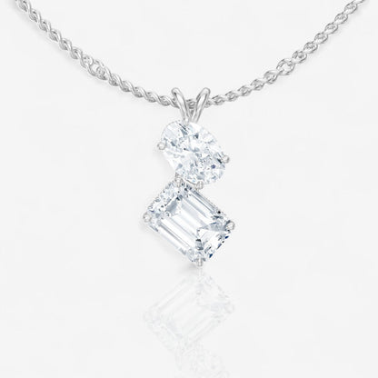 14kt white gold/18kt white gold/platinum/2.00/top
