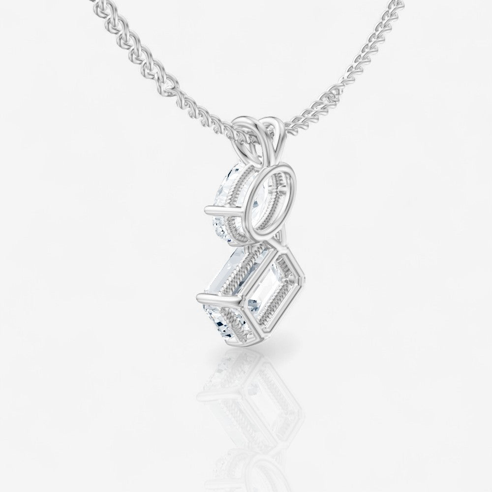 14kt white gold/18kt white gold/platinum/2.00/side