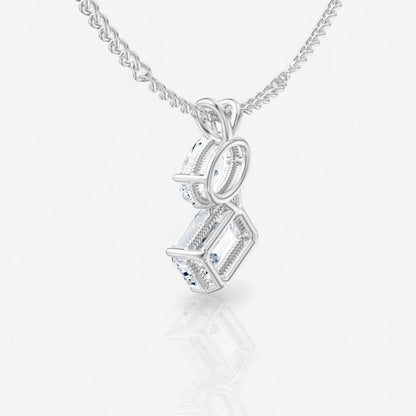 14kt white gold/18kt white gold/platinum/2.00/side