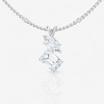 14kt white gold/18kt white gold/platinum/0.75/top