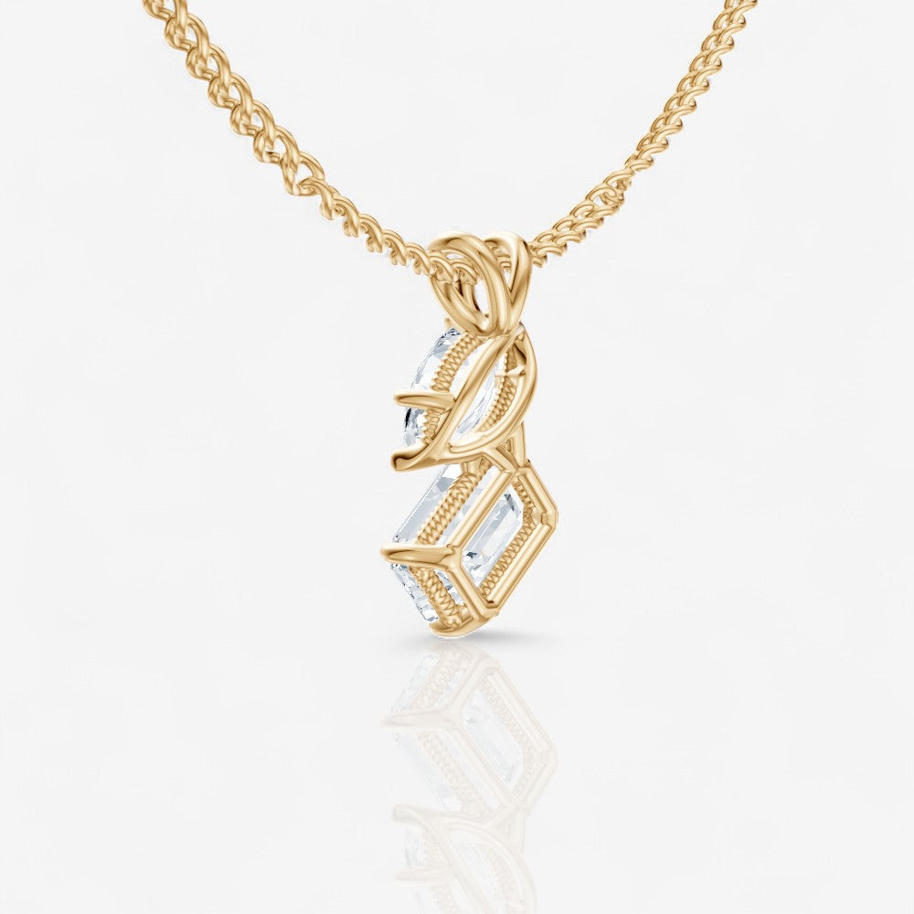 18kt yellow gold/0.75/side