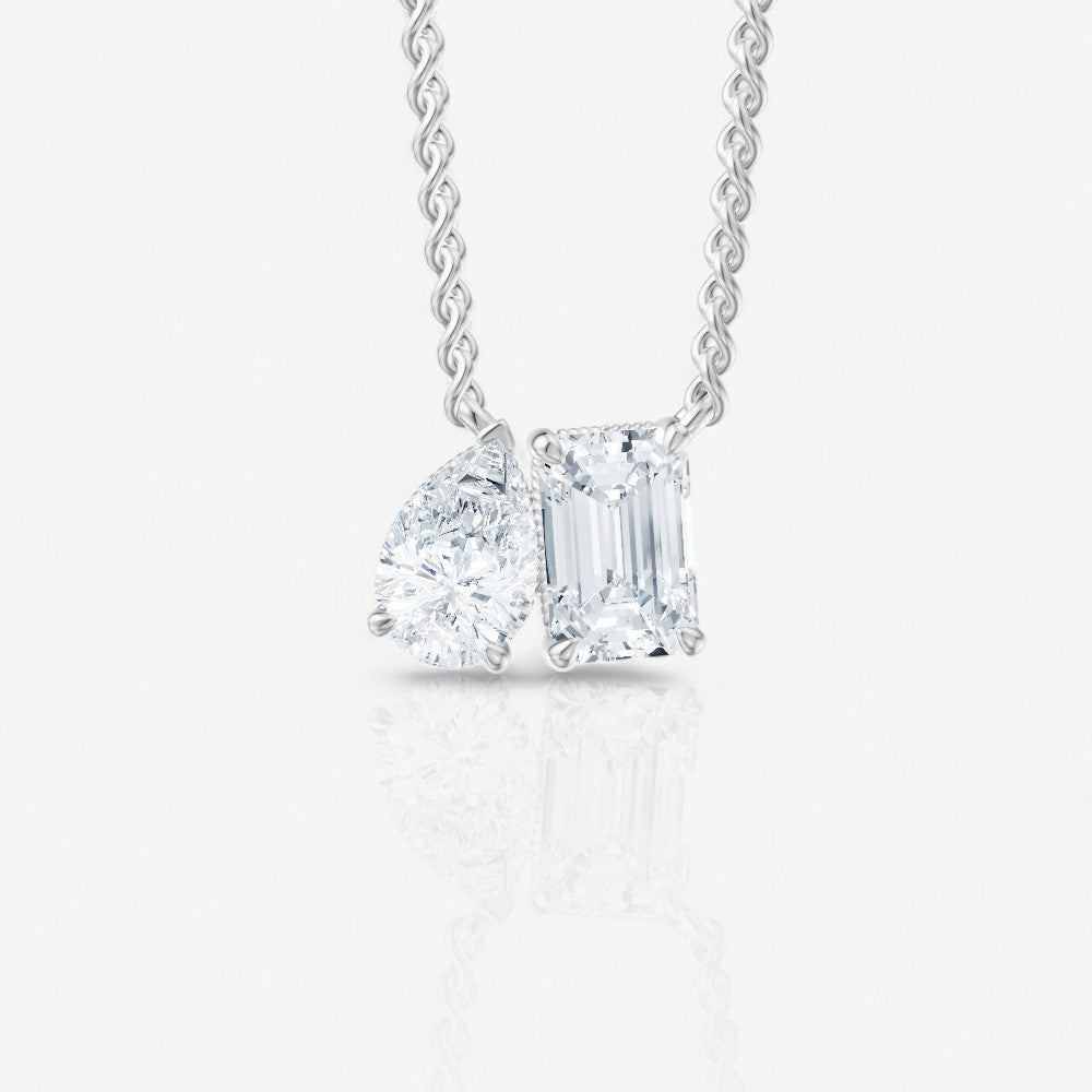 14kt white gold/18kt white gold/platinum/1.00/top