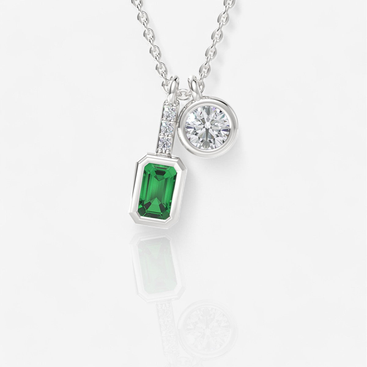 14kt white gold/18kt white gold/platinum/0.50/top