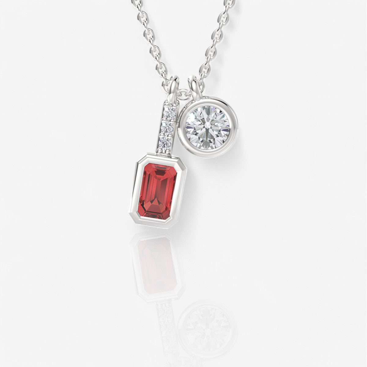 14kt white gold/18kt white gold/platinum/0.50/top
