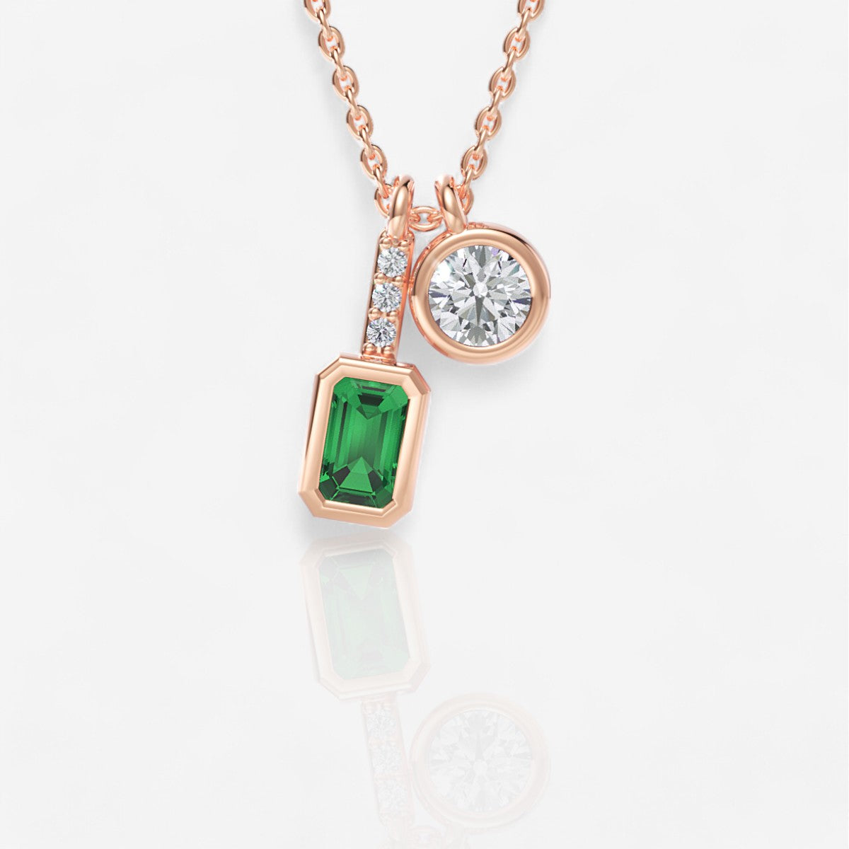 18kt rose gold/0.50/top