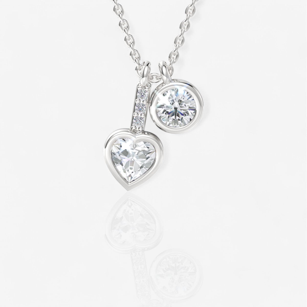 14kt white gold/18kt white gold/platinum/0.50/top