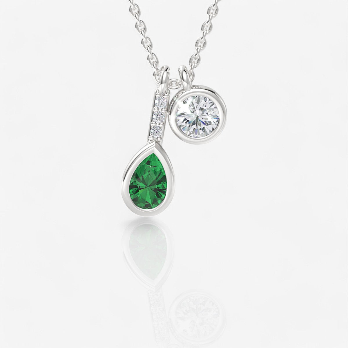 14kt white gold/18kt white gold/platinum/0.50/top
