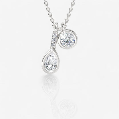 14kt white gold/18kt white gold/platinum/0.50/top