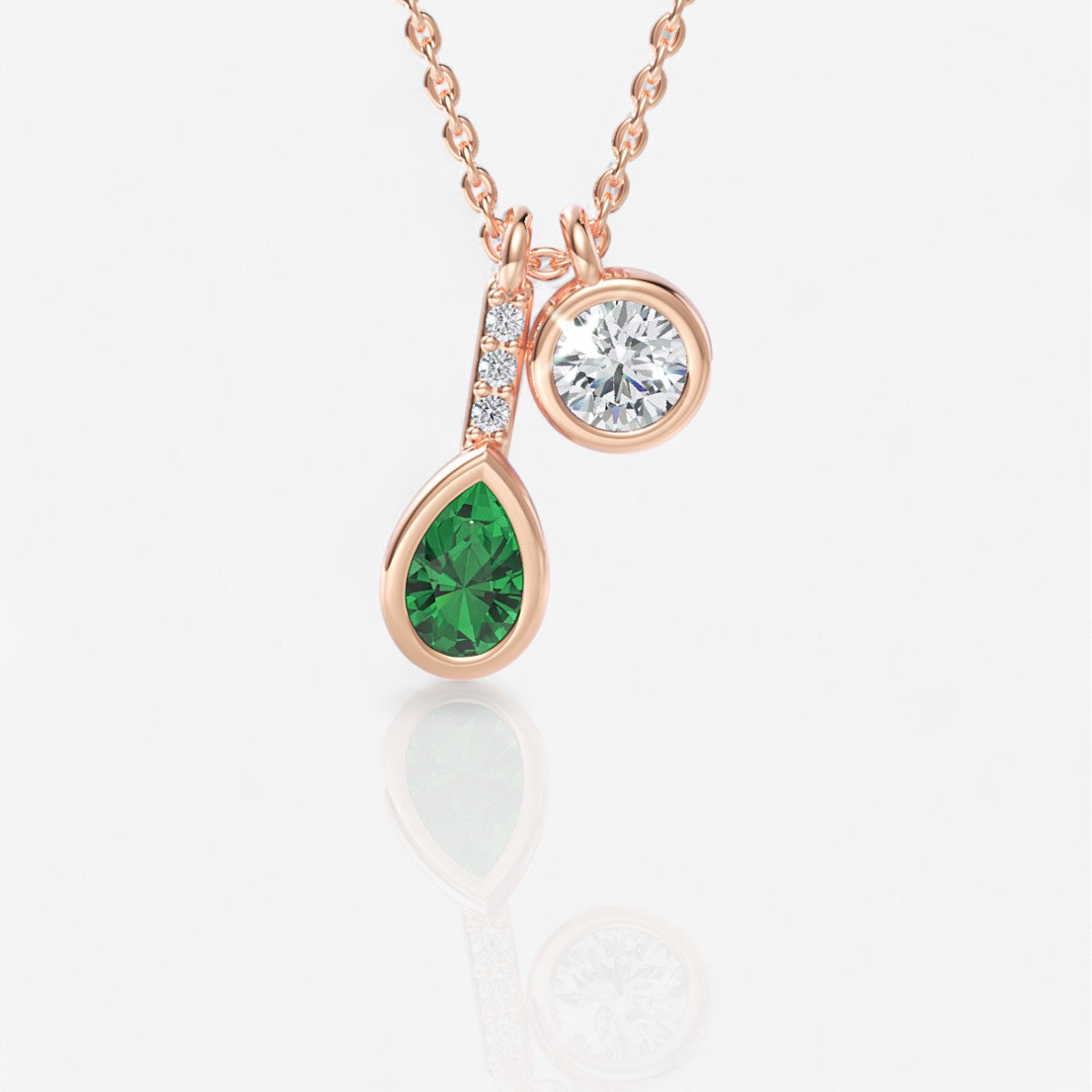 18kt rose gold/0.50/top