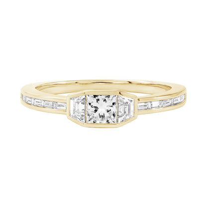14kt yellow gold/7/top