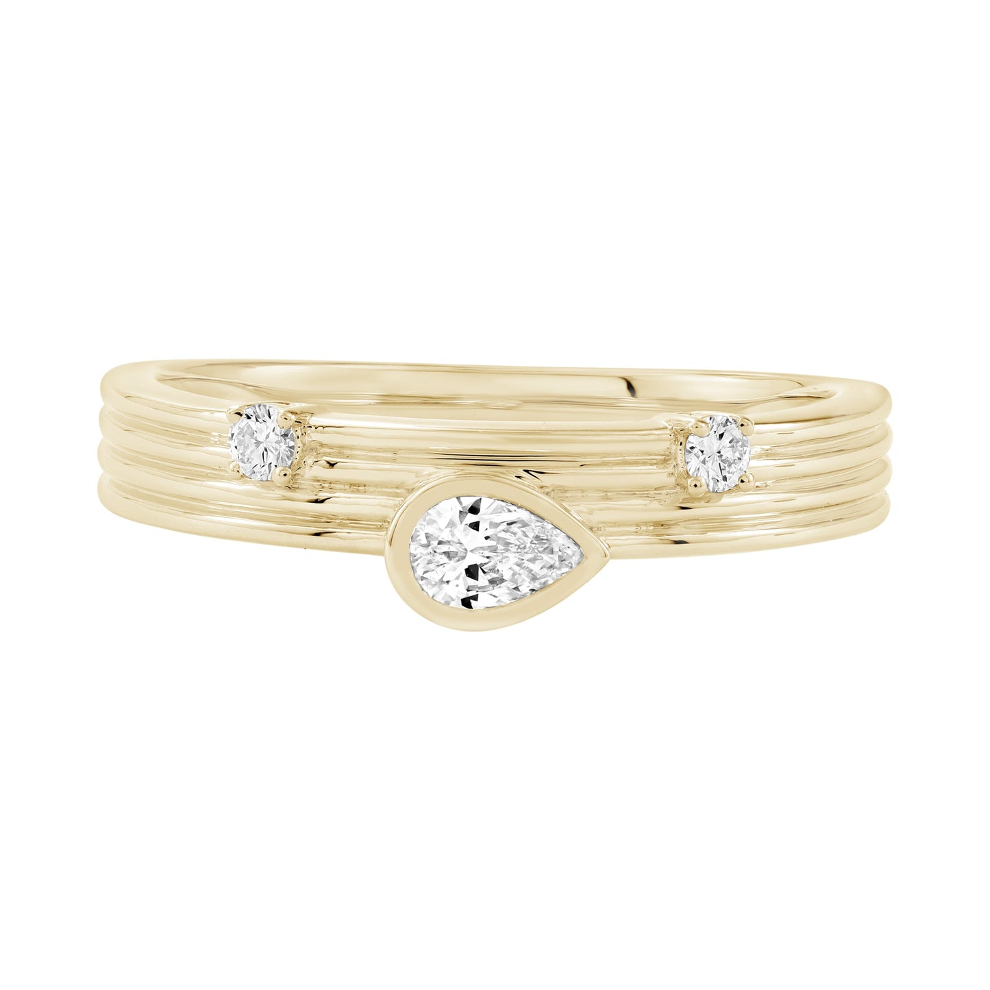 14kt yellow gold/7/top