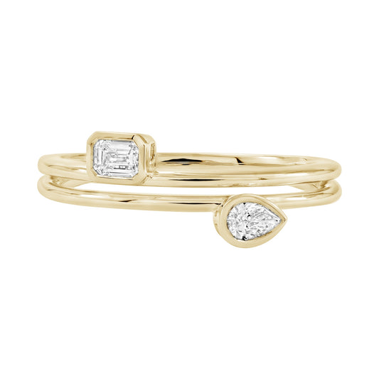 14kt yellow gold/7/top