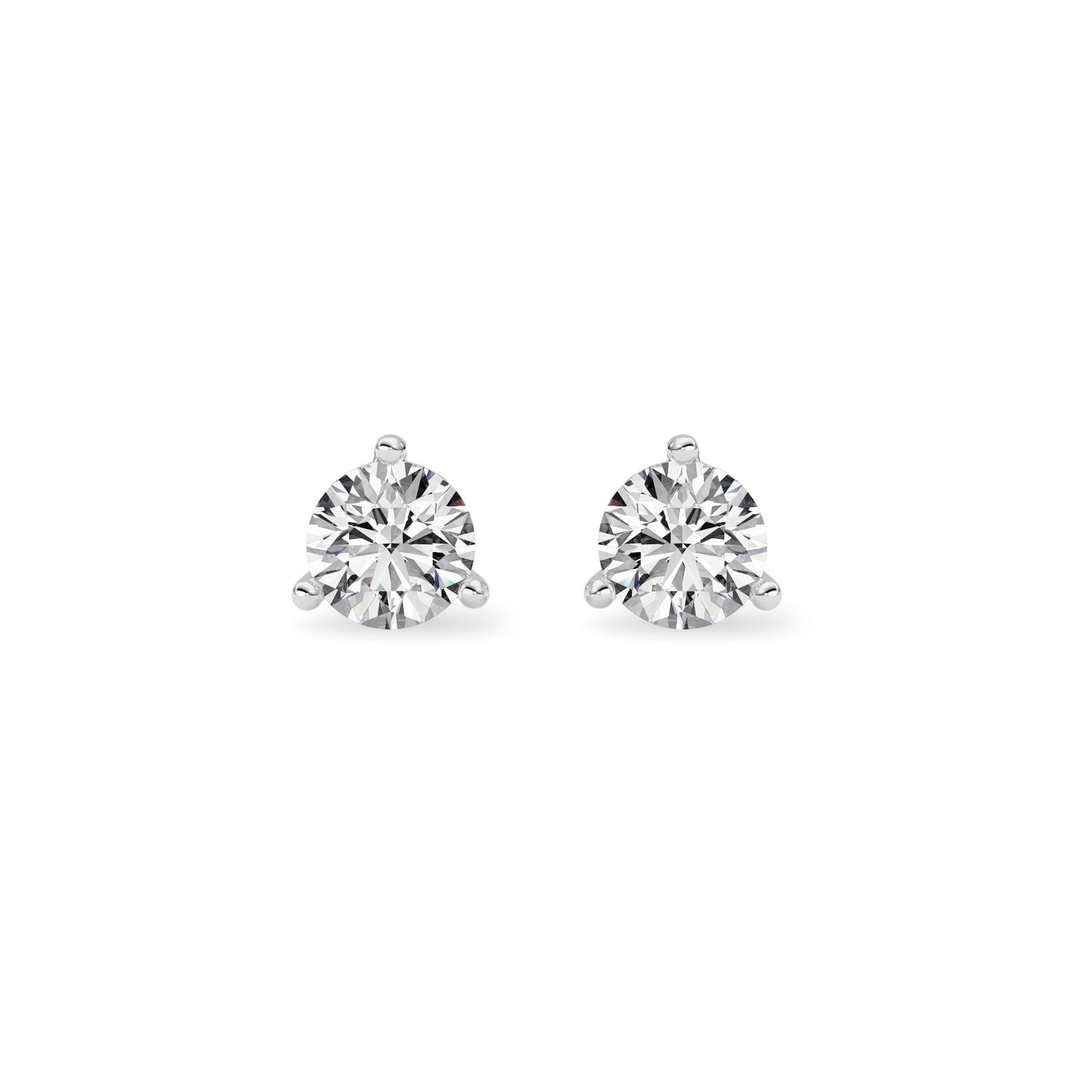 14kt white gold/0.75/push-back/top