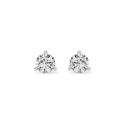 14kt white gold/1.00/push-back/top