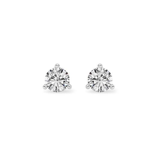 14kt white gold/1.00/push-back/top