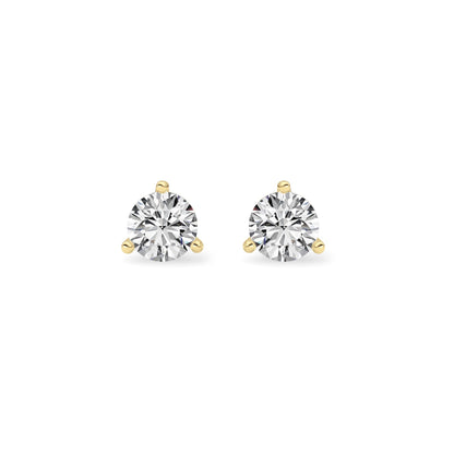 14kt yellow gold/0.75/push-back/top