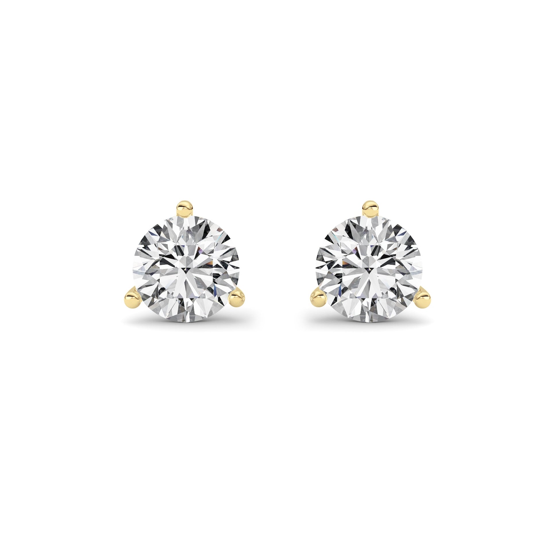 14kt yellow gold/1.50/push-back/top
