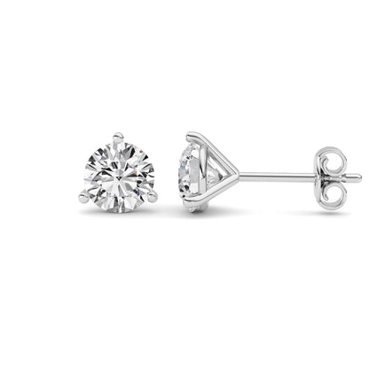 14kt white gold/4.50/push-back/side