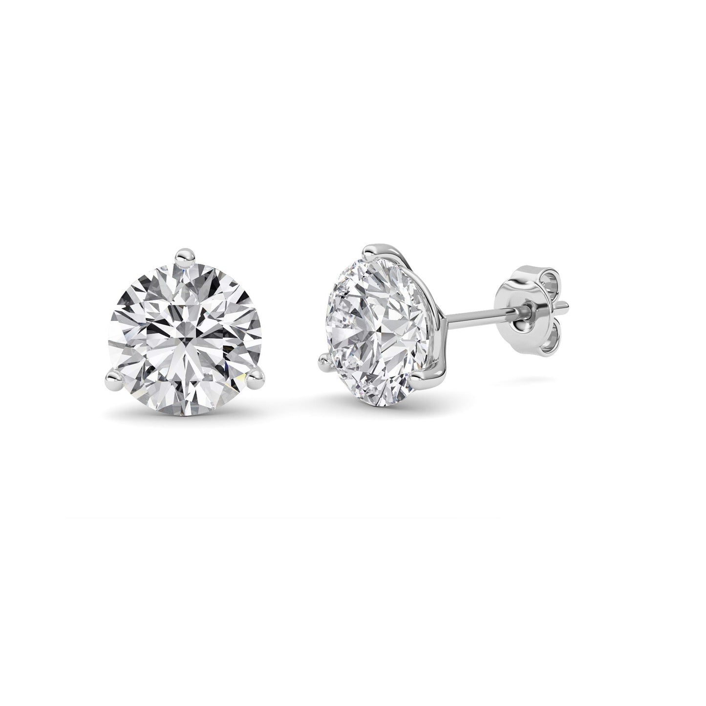 14kt white gold/4.00/push-back/top