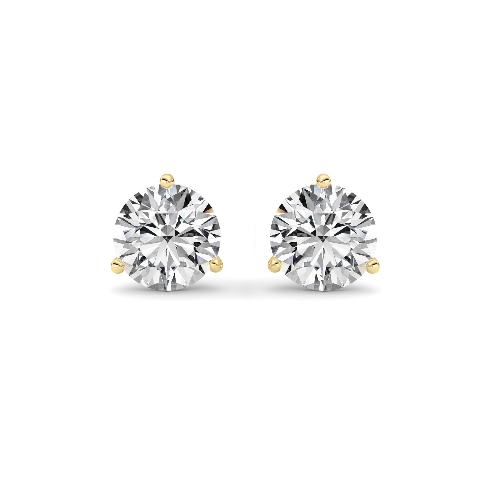 14kt yellow gold/3.50/push-back/top