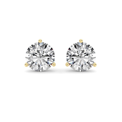 14kt yellow gold/5.00/push-back/front