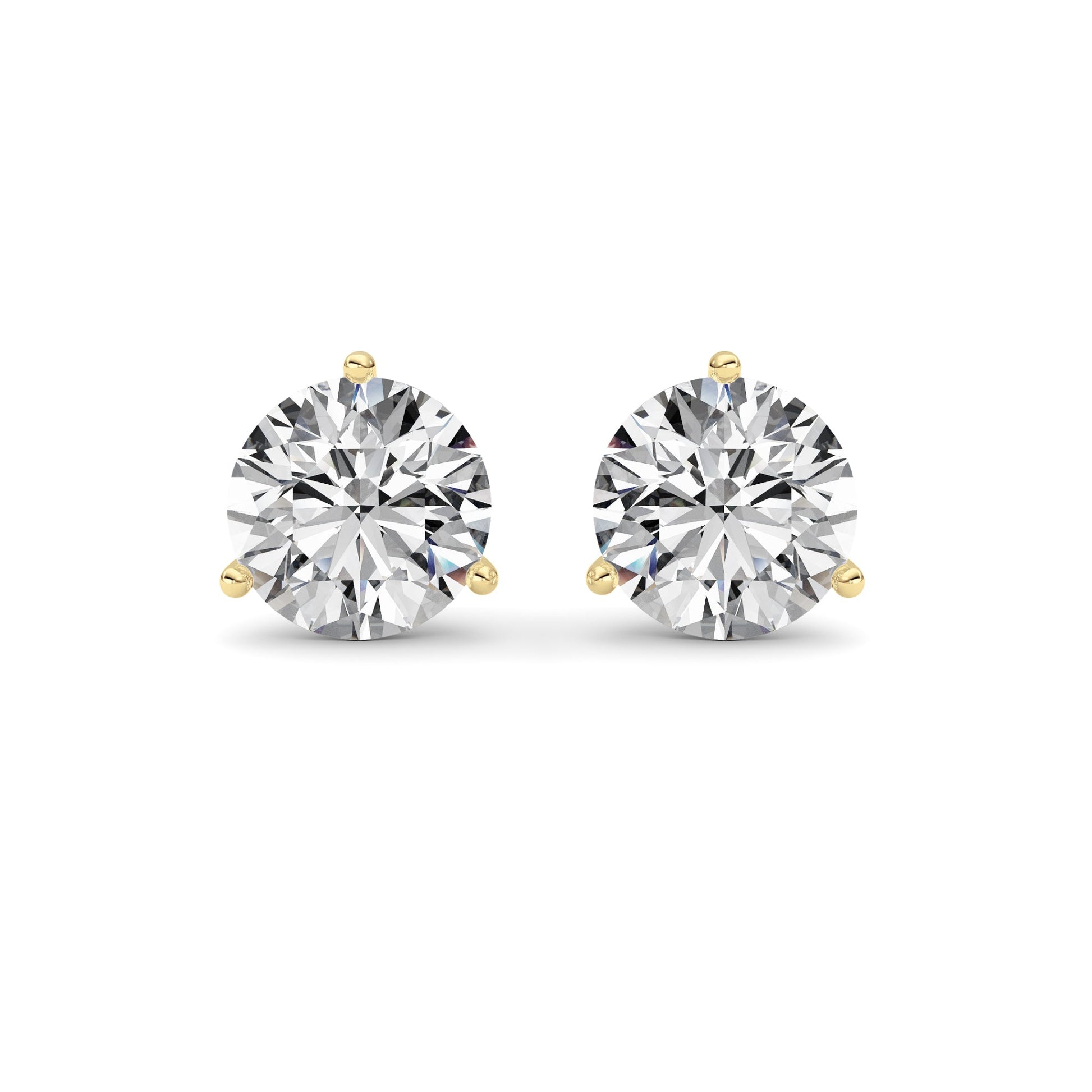 14kt yellow gold/4.50/push-back/top