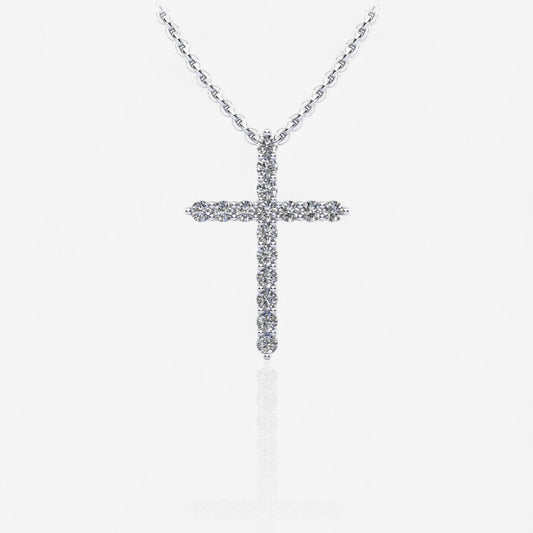 14kt white gold/1.00/top